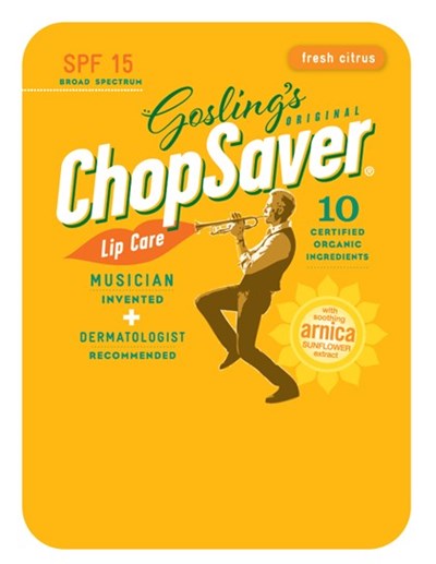 Chopsaver Spf 15 Lip Balm Blister Card Artwork (Front)